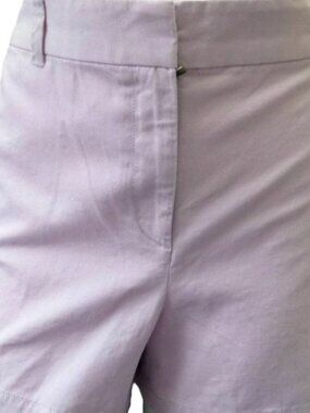 LOFT   LAVENDER CASUAL DRESS COTTON ORIGINAL CHINO SHORTS SIZE: 16 NWT